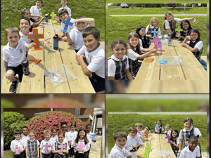 04- Prayer service at picnic tables